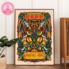 Cut Copy Australia And North America Tour Poster 2025 Featuring Colorful Abstract Artwork With Full City Date Lineup Home Decor Poster Canvas