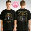Le Tour De Zéro Linkin Park Hoodie Featuring Retro Cyclist And Striped LP Logo Artwork On Back Two Sides Unisex Hoodie
