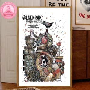 Linkin Park From Zero World Tour 2025 At Scotiabank Arena Toronto Ontario On August 8 Home Decor Canvas Poster