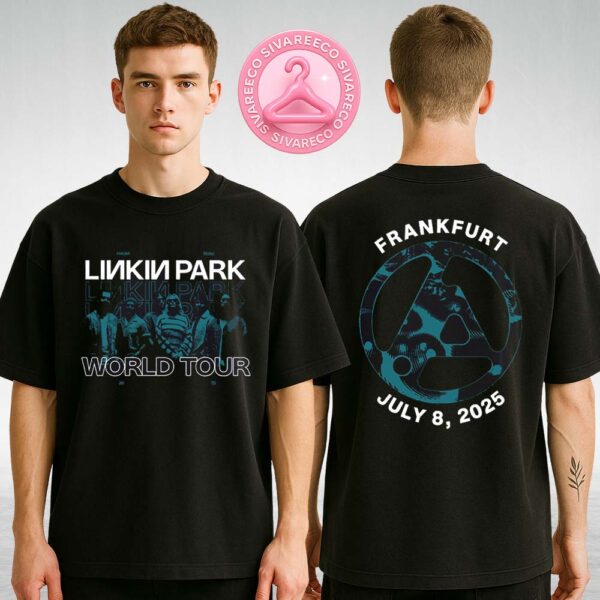 Linkin Park From Zero World Tour 2025 Exclusive Tee In Frankfurt At Deutsche Bank Park On July 8 2025 Two Sides Unisex T-Shirt