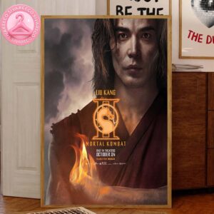 Liu Kang Mortal Kombat II Movie Official Releasing On October 24 2025 Home Decor Canvas Poster