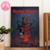 Hozier Concert Poster At Missoula Fairgrounds In Missoula MT On July 4 2025 Featuring Raven Antler And Moonlit Nature Artwork Music Wall Art Home Decor Poster Canvas