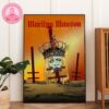 Marilyn Manson Official Poster For One Assassination Under God Featuring Red Lightning Tree And Gothic Skull Artwork Home Decor Poster Canvas