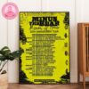 Modest Mouse Limited Edition Tour Poster At Knitting Factory In Boise ID On June 29 2025 Home Decor Poster Canvas
