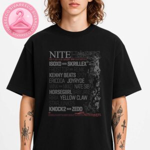 Niteharts Festival Poster Full Live Up On Oct 11-12 2024 In San Diego CA At Snapdragon Stadium Unisex T-Shirt