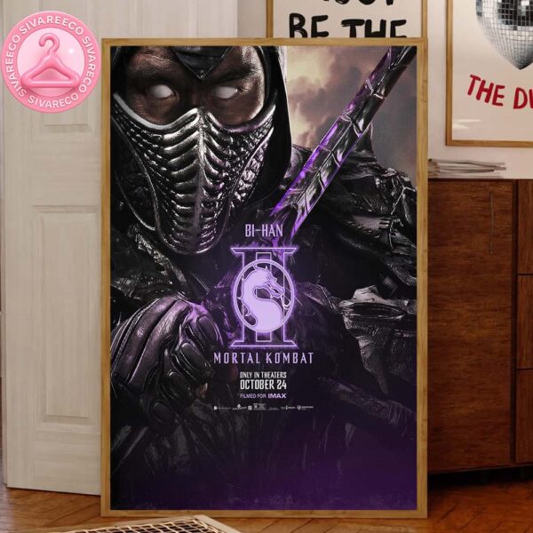 Noob Saibot Mortal Kombat II Movie Official Releasing On October 24 2025 Home Decor Canvas Poster