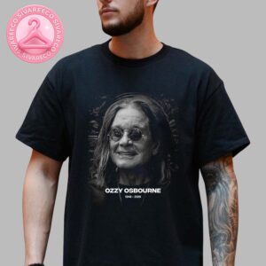 Ozzy Osbourne Black Sabbath RIP 1948-2025 In Loving Memories Unisex T-Shirts