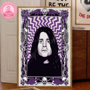 Ozzy Osbourne RIP Black Sabbath In loving Memories 2025 Home Decor Canvas Poster