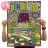 Primus Poster Concert Music At The Iroquois Amphitheater In Louisville Ky On July 25 2025 Home Decor Poster Canvas