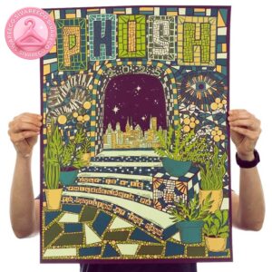 Phish Show Poster For TD Pavilion At The Mann In Philadelphia PA On July 15 And 16 2025 Home Decor Poster Canvas