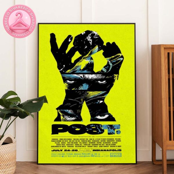 Post. Festival 2025 Poster For July 24–26 In Indianapolis IN Home Decor Poster Canvas