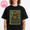 Rose City Band Tour Poster July August 2025 Featuring Psychedelic Floral Art And Full Venue List Unisex T-Shirt