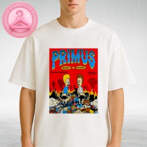 Primus Poster Concert Music At The Iroquois Amphitheater In Louisville Ky On July 25 2025 Unisex T-Shirt