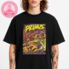 Queens of the Stone Age Tour Poster Peaceful Mountain Meadow Artwork at Mulberry Mountain in Ozark Arkansas Folk Fantasy Design 2025 Unisex T-Shirt
