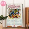 Queen Live Aid Concert Poster At Wembley Stadium In London UK On July 13 1985 Featuring Iconic Retro Photo Artwork Home Decor Poster Canvas
