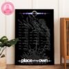 Yungblud Tour Poster Black and White Tattoo Design at Sportovni Hala Fortuna in Prague Czech Republic Idols World Tour 2025 Home Decor Poster Canvas