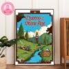 Slightly Stoopid Summer Tour Poster Psychedelic Skull Beach Scene – Step Into The Sun 2025 Home Decor Poster Canvas