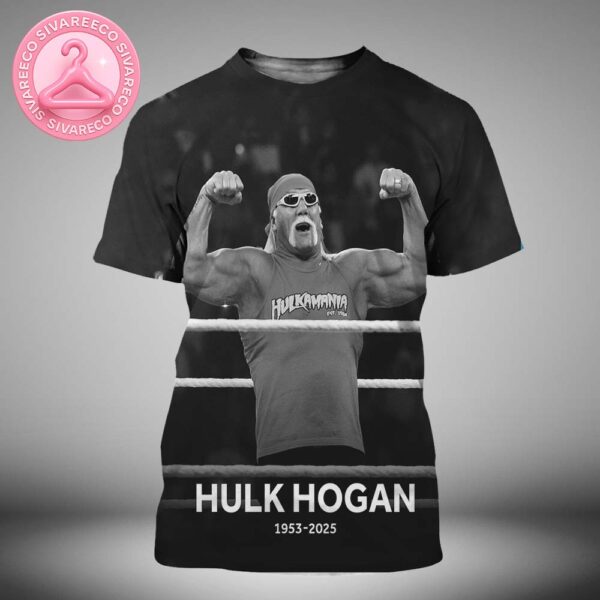 RIP Hulk Hogan 1953-2025 WWE Wrestling All Over Print Shirt
