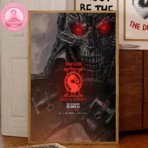Shao Kahn Mortal Kombat II Movie Official Releasing On October 24 2025 Home Decorating Canvas Poster