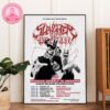 Simple Plan 25th Anniversary Poster At Bigger Than You Think Tour 2025 Featuring Bowling For Soup And 3OH3 Home Decor Poster Canvas
