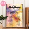 The Spill Canvas and Mae Tour Poster Full Color Anniversary Print at The Abbey in Orlando Florida 20th Anniversary Tour 2025 Home Decor Poster Canvas
