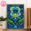 Slightly Stoopid Tour Poster Psychedelic Astronaut Artwork at Azura Amphitheater in Bonner Springs Kansas Step Into the Sun Tour 2025 Home Decor Poster Canvas