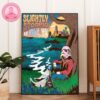 The Lumineers Tour Poster Retro Cartoon Skeleton Artwork at Citi Field in Flushing New York Tattoo-Inspired Cityscape Design 2025 Home Decor Poster Canvas