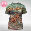 The Offspring Supercharged Tour Poster For North America 2025 Featuring Skull Plug Electric Shock Artwork By Jimbo Phillips All Over Print Shirt