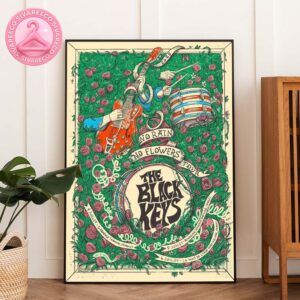 The Black Keys No Rain No Flowers Tour Poster In Garorock Brandois And La Nuit De L’Erdre France July 2025 Home Decor Poster Canvas