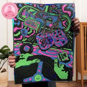 The Disco Biscuits Psychedelic Concert Poster 30th Anniversary Tour At XL Live In Harrisburg PA On July 2 2025 Home Decor Poster Canvas