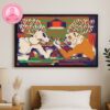 The Disco Biscuits Tour Poster At The Music Box In Atlantic City NJ On July 5 2025 Featuring Smoking Bulldog Casino Artwork Home Decor Poster Canvas