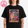 The Offspring Tour Poster Full Color Psychedelic Skull Design at MidFlorida Credit Union Amphitheatre in Tampa Florida Guts and Glory Tour 2025 Unisex T-Shirt
