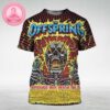 Stick Figure Live Poster At Levitate Festival In Marshfield Massachusetts On July 12 2025 Featuring Skateboarding Dog Artwork All Over Print Shirt