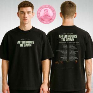 The Weeknd After Hours Til Dawn Tour Setlist Poster At Levi’s Stadium In Santa Clara California Featuring 42 Songs From Show 19 Two Sides Unisex T-Shirt