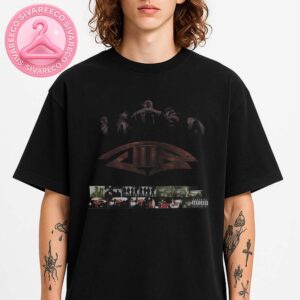 Travis Scott JackBoys II Digital Album Cover With Gang Silhouettes And Movie Scene Strip Unisex T-Shirt