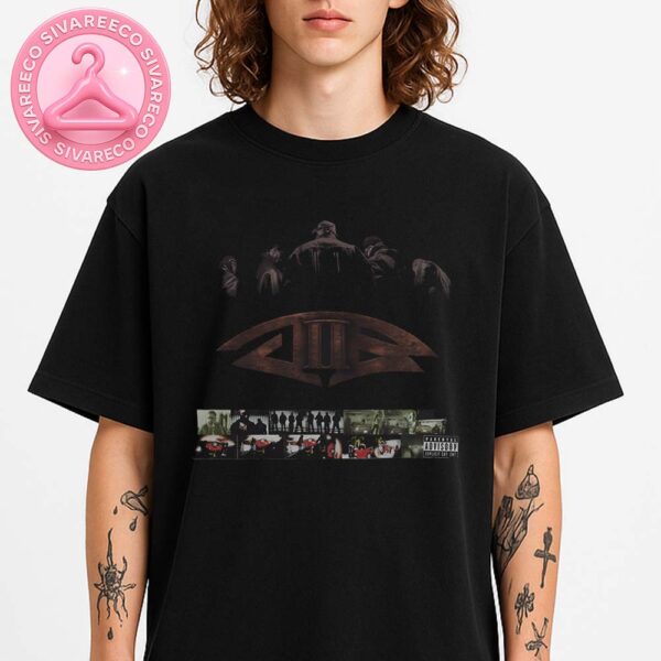 Travis Scott JackBoys II Digital Album Cover With Gang Silhouettes And Movie Scene Strip Unisex T-Shirt
