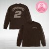 Travis Scott Jackboys II Brown Graphic Tee Featuring Sheck Wes Don Toliver and Sofaygo Logo Back Design All Over Print Shirt
