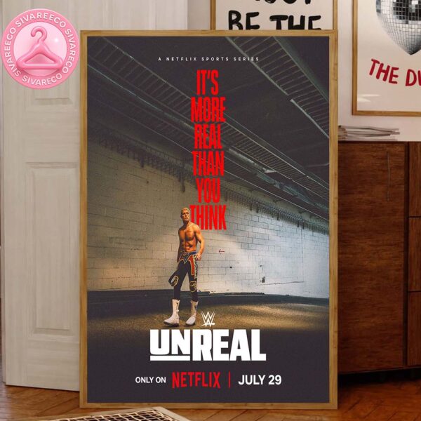 Unreal WWE Netflix Sports Series Cody Rhodes It’s More Than You Think On July 29 2025 Home Decor Canvas Poster