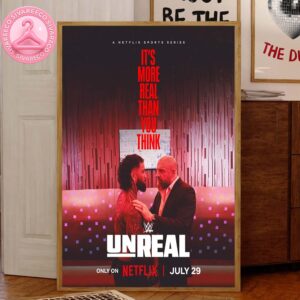 Unreal WWE Netflix Sports Series Jey Uso And Triple H It’s More Than You Think On July 29 2025 Home Decorating Canvas Poster