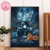 Phish Concert Poster At Schottenstein Center In Columbus OH Surreal Botanical Art By Dylan Fant Home Decor Poster Canvas