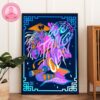 The Disco Biscuits Tour Posters At The Music Box In Atlantic City NJ On July 4–5 2025 Featuring Arm Wrestling Bulldog Diptych Home Decor Poster Canvas