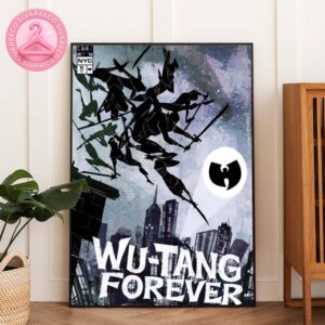 Wu Tang Clan Live Show Poster At Midtown Comics In New York NY On July 16 2025 Comic Signing Event With Classic Group Photo Home Decor Poster Canvas
